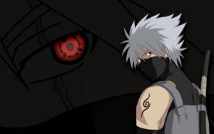 Anbu Kakashi With Sharingan Wallpaper