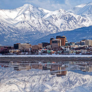 Anchorage's Mountain Wallpaper