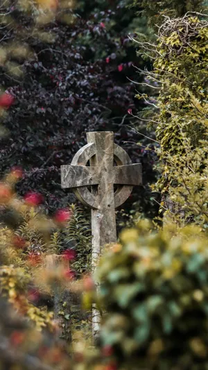 Ancient Celtic Cross Symbol Wallpaper