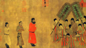 Ancient Chinese Court Ceremony Wallpaper