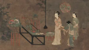 Ancient Chinese Court Ladies Wallpaper