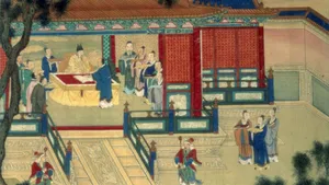 Ancient Chinese Court Scene Wallpaper