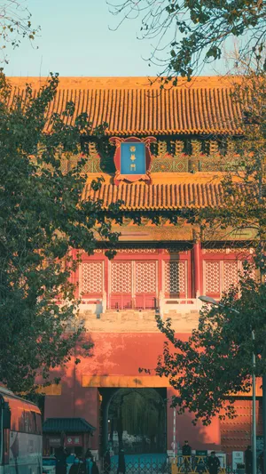 Ancient Chinese Imperial Architecture Wallpaper