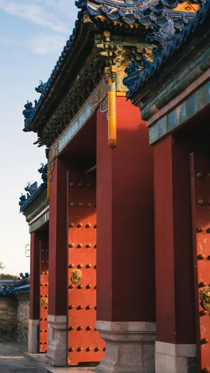 Ancient Chinese Imperial Gate Wallpaper