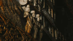 Ancient Chinese Stone Carvings Wallpaper