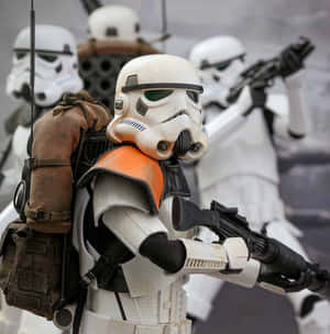 Ancient City Of Jedha On A Starry Night Wallpaper