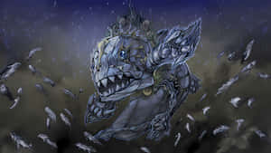 Ancient Coelacanth Artwork Wallpaper