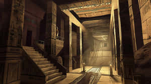 Ancient_ Egyptian_ Tomb_ Corridor Wallpaper