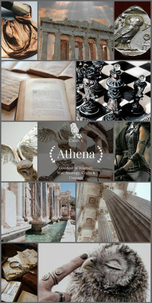 Ancient Greek Ruins Set The Scene For Majestic Beauty Wallpaper