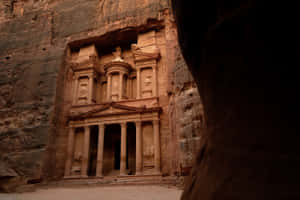 Ancient Kingdom Capital Of Petra Wallpaper