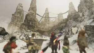 Ancient Ruins Exploration Wallpaper