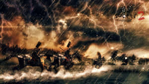 Ancient Shogun In A Battle Wallpaper