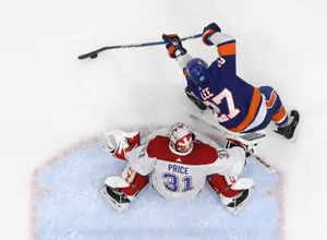 Anders Lee Winning Goal Against Carey Price Wallpaper