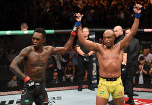 Anderson Silva And Israel Adesanya Wallpaper