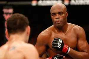 Anderson Silva Posing Opponent Wallpaper