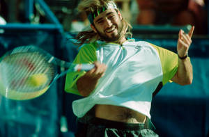 Andre Agassi At Atp Tour Wallpaper