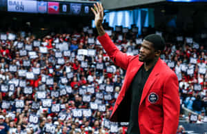 Andre Johnson Saluting Fans Wallpaper