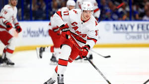 Andrei Svechnikov Nhl Player Wallpaper