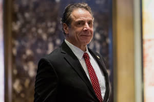 Andrew Cuomo's Happy Look Wallpaper