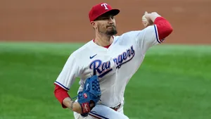 Andrew Heaney Texas Rangers Pitching Motion Wallpaper