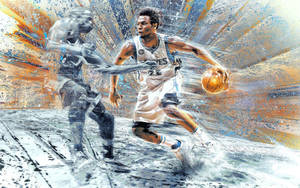 Andrew Wiggins Digital Painting Wallpaper