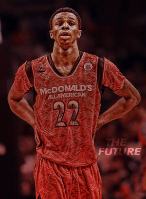 Andrew Wiggins Red Aesthetic Wallpaper