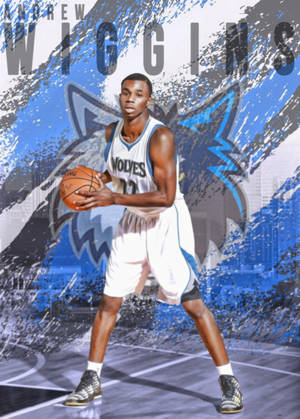 Andrew Wiggins Timberwolves Artwork Wallpaper