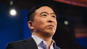Andrew Yang Candid Shot Wallpaper