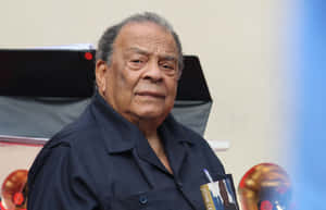 Andrew Young Holding Book Wallpaper