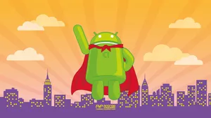 Android Developer As A Superhero Wallpaper