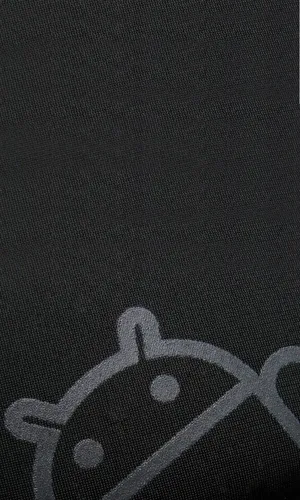 Android Icon In A Minimalist Black Design Wallpaper