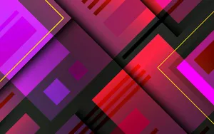 Android Material Design Red Neon Art Wallpaper