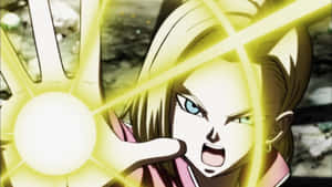 Android18 Energy Attack Wallpaper