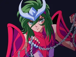 Andromeda Shun Unleashing Nebula Chain Attack Wallpaper