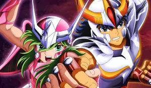 Andromeda Shun Unleashing Nebula Chains Wallpaper