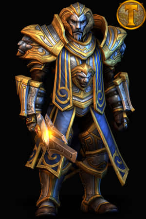 Anduin Wrynn Armored Paladin Wallpaper