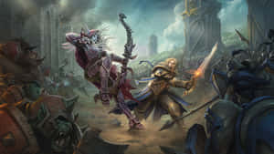 Anduin Wrynn Epic Battle Artwork Wallpaper