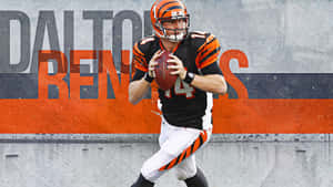 Andy Dalton Bengals Quarterback Action Wallpaper