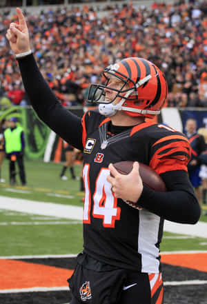 Andy Dalton Cincinnati Bengals Celebration Wallpaper