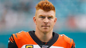 Andy Dalton Orange Black Uniform Wallpaper