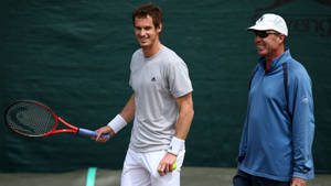 Andy Murray Ivan Lendl Fun Times Wallpaper