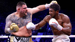 Andy Ruiz And Anthony Joshua Fight Wallpaper