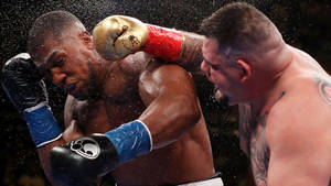 Andy Ruiz And Joshua Boxing Match Wallpaper