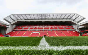 Anfield Stadium Interior View Wallpaper