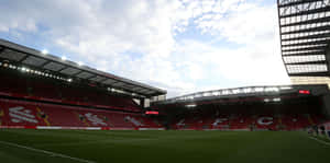 Anfield Stadium Sunny Day Wallpaper