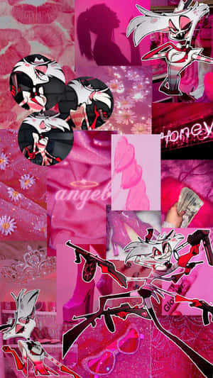 Angel_ Dust_ Collage_ Hazbin_ Hotel_ Aesthetic.jpg Wallpaper