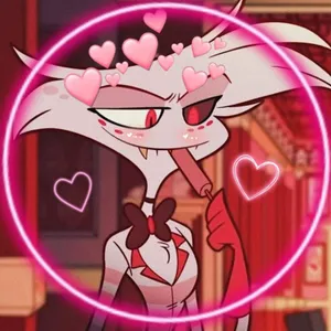 Angel_ Dust_ Hearts_ Profile_ Picture Wallpaper