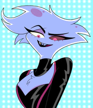 Angel Dust Smirk Hazbin Hotel Wallpaper