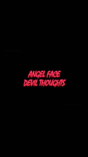 Angel Face Devil Thoughts - Ad - Ad - Ad Wallpaper