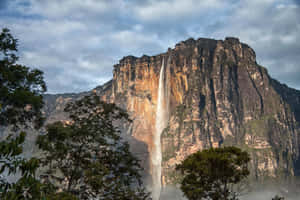 Angel Falls Scenery In Venezuela Wallpaper